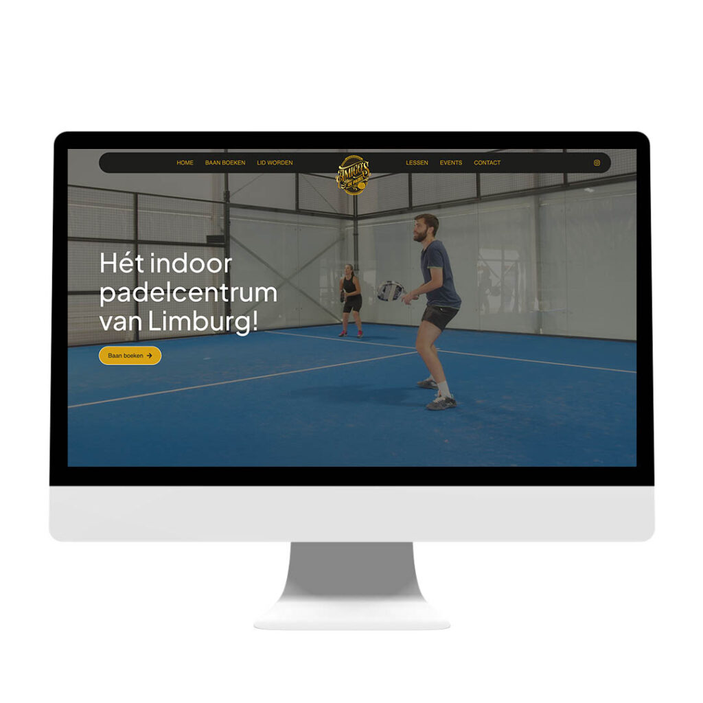 Nieuwe website voor Amigos de Padel