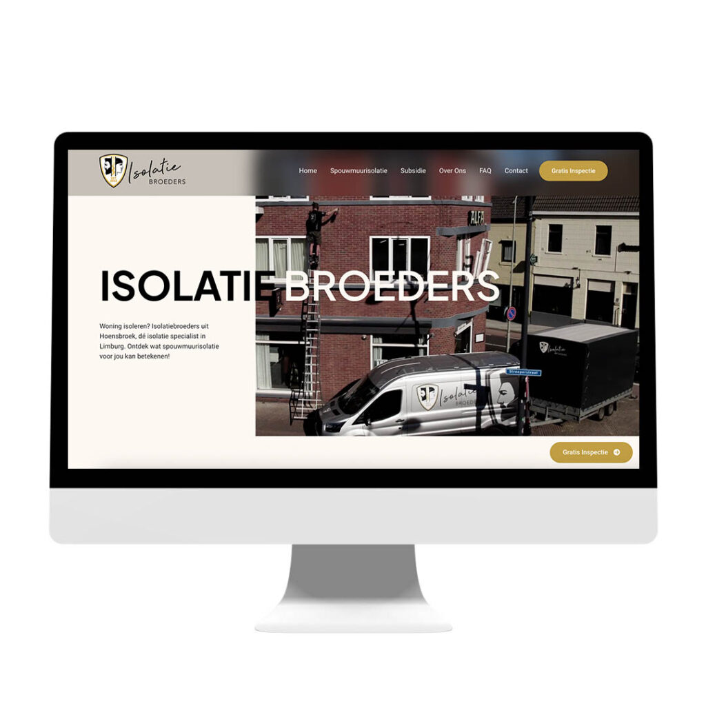 nieuwe website voor de isolatie broeders