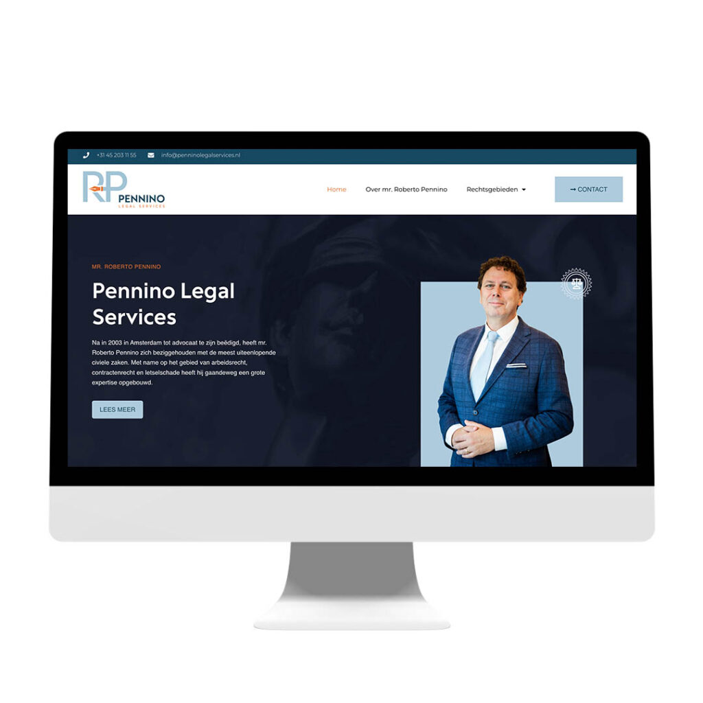 Nieuwe website voor Pennino Legal Services