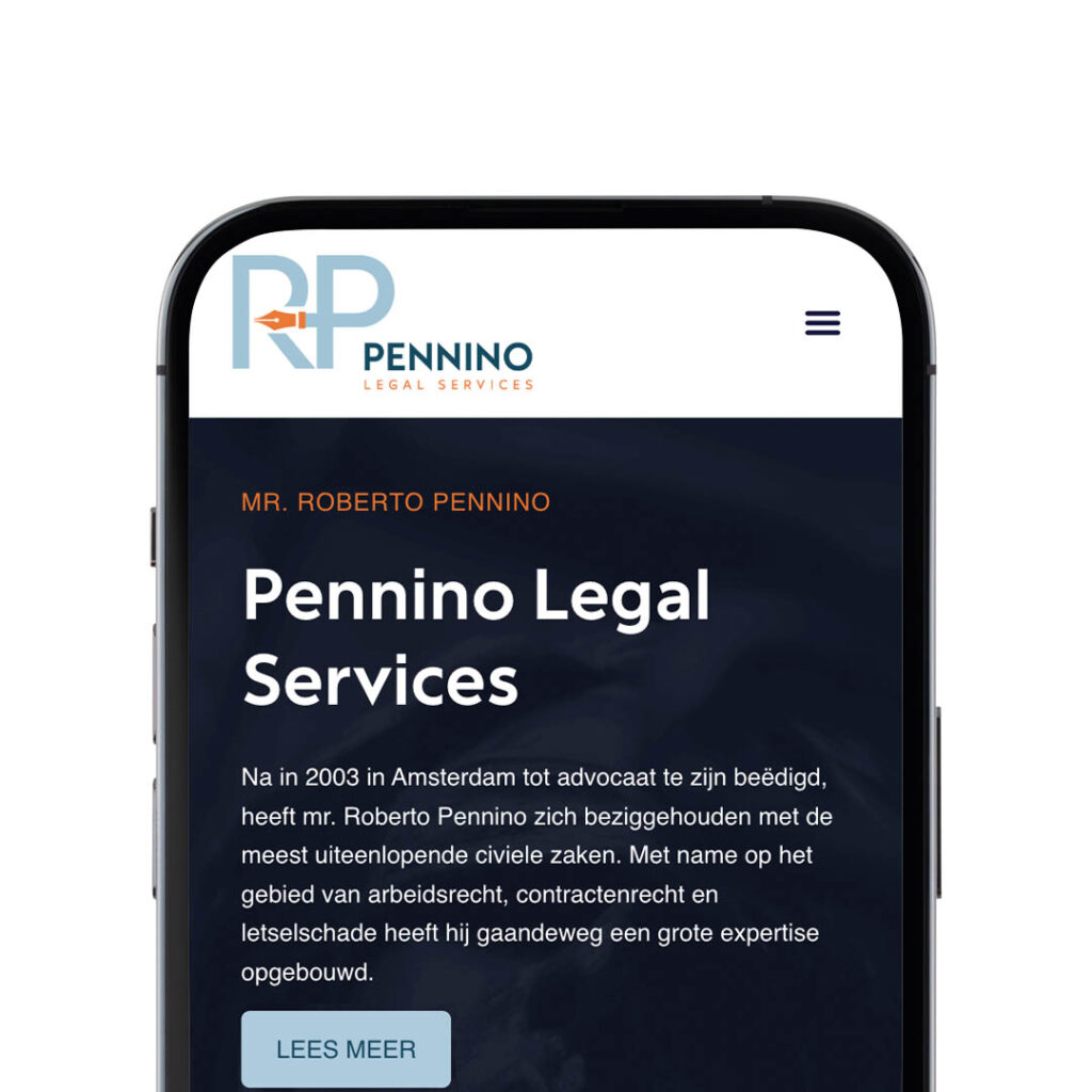 Nieuwe website voor Pennino Legal Services