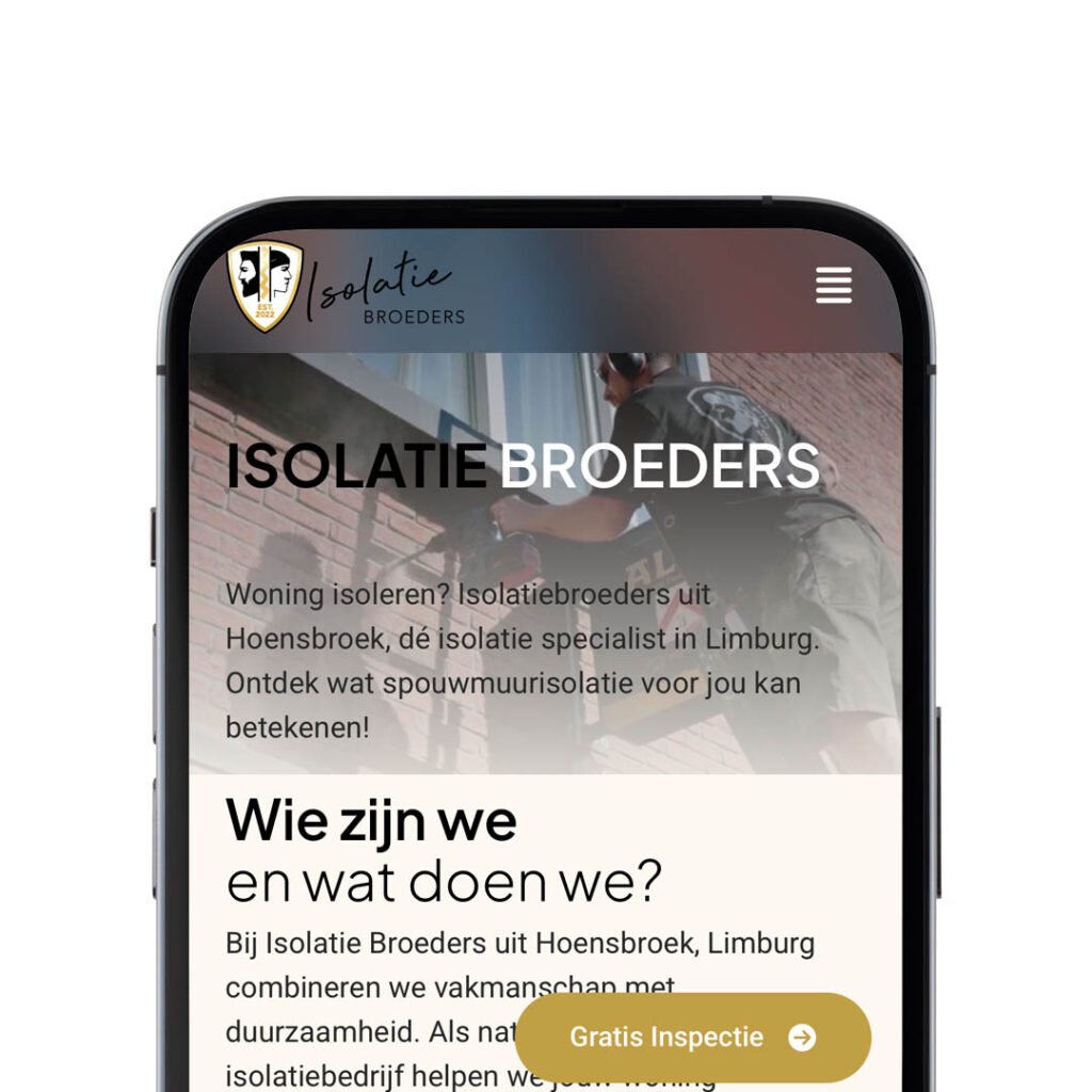 nieuwe website voor de isolatie broeders