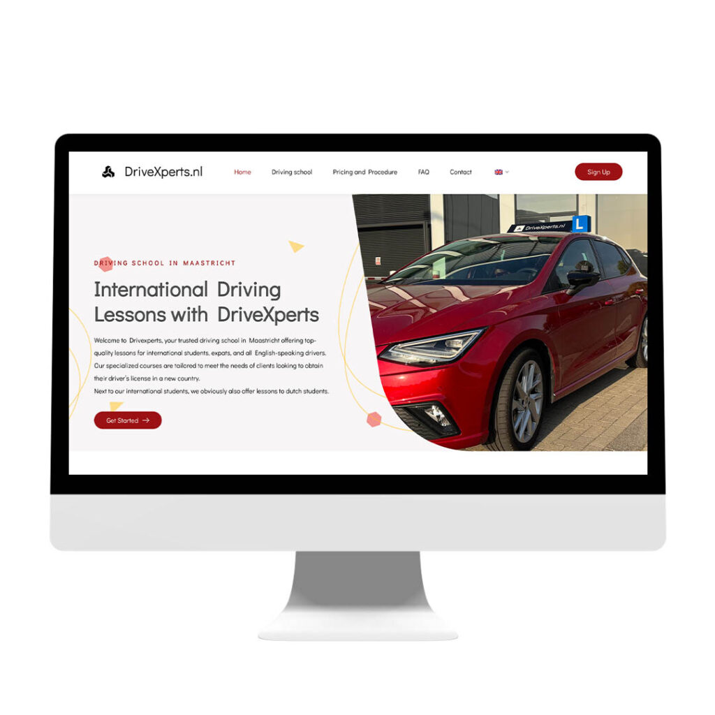 Nieuwe website voor Drivexperts in Maastricht