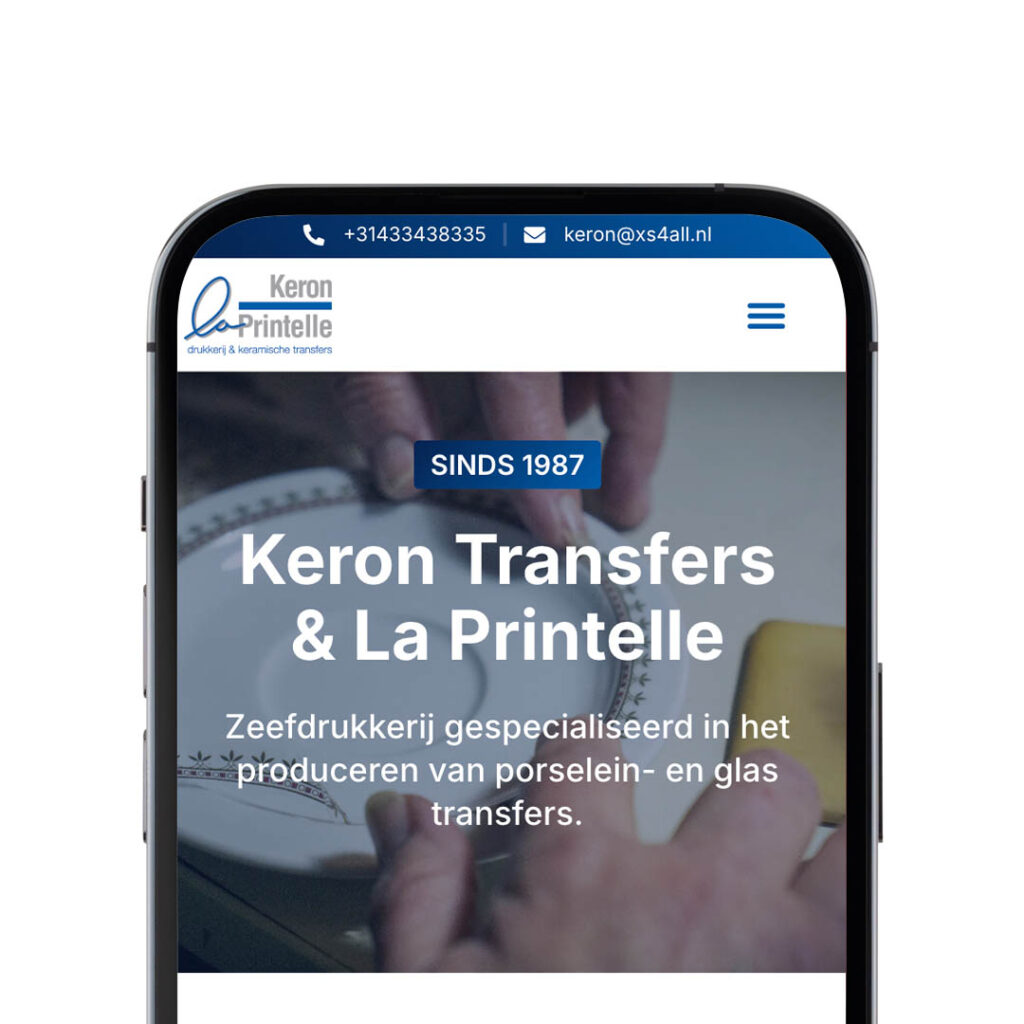 Nieuwe website voor Keron en La Printelle