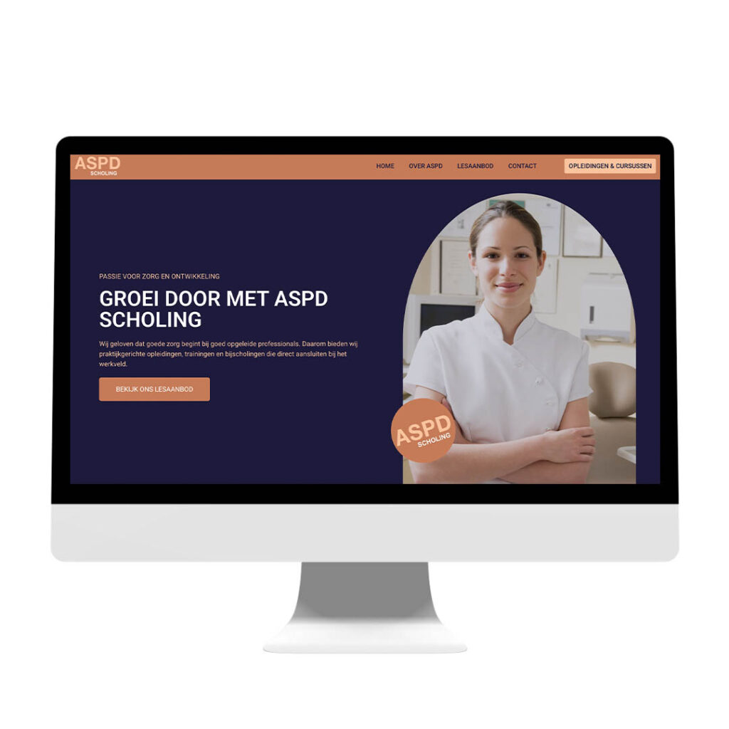 Nieuwe website voor ASPD Scholing