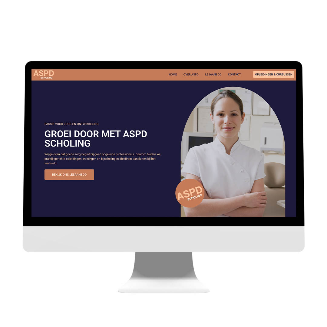 Nieuwe website voor ASPD Scholing