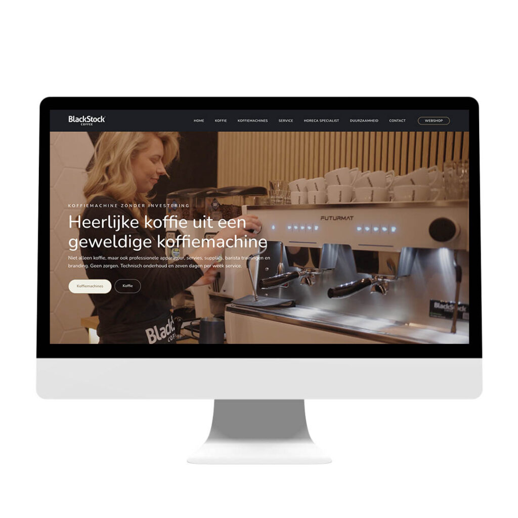 Nieuwe website voor Blackstock Coffee