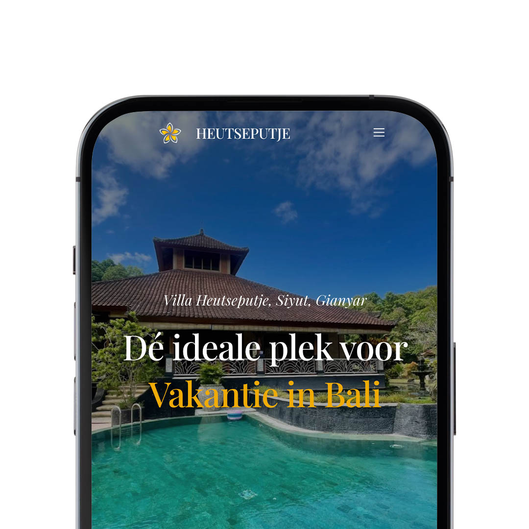 nieuwe website heutseputje