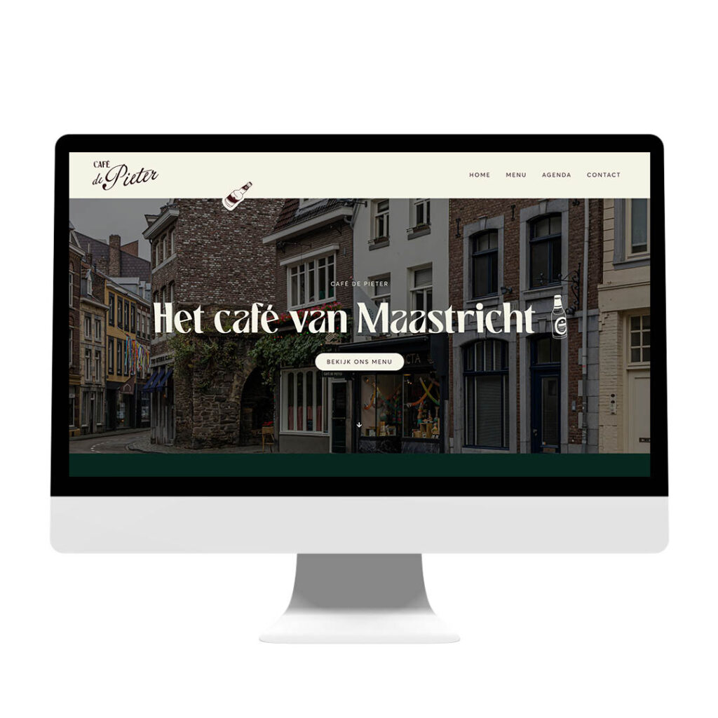 Nieuwe website voor Cafe de Pieter