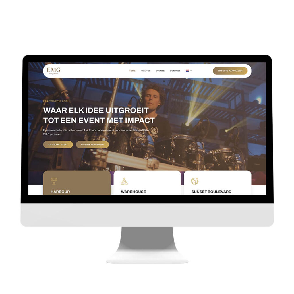 Nieuwe website voor the dock in breda