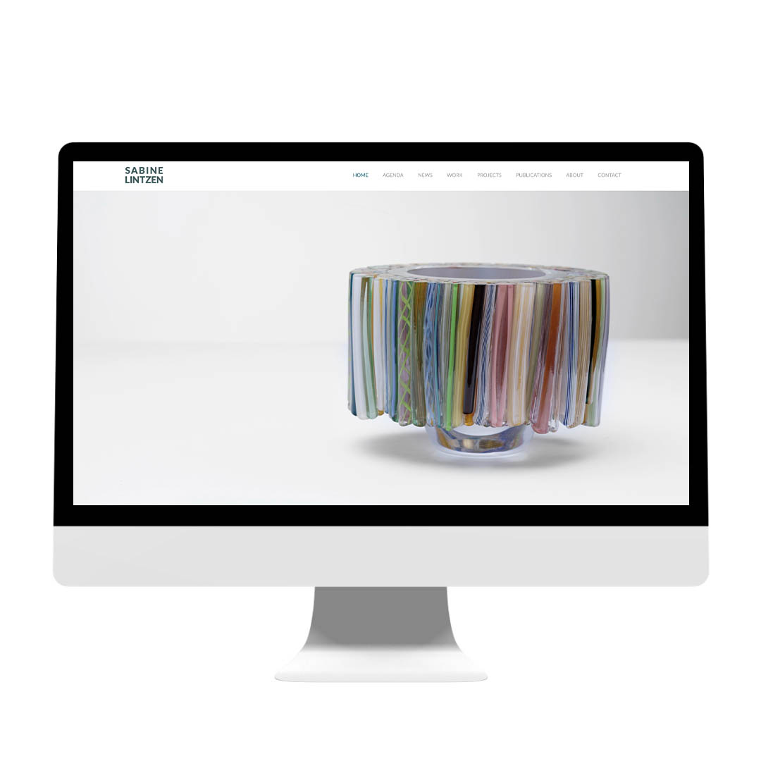 Nieuwe website voor Sabine Lintzen