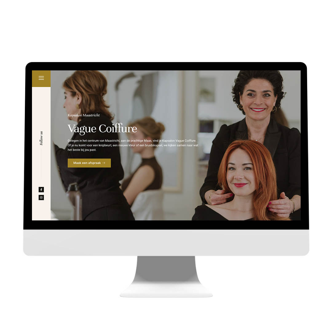 Nieuwe website voor vague coiffure