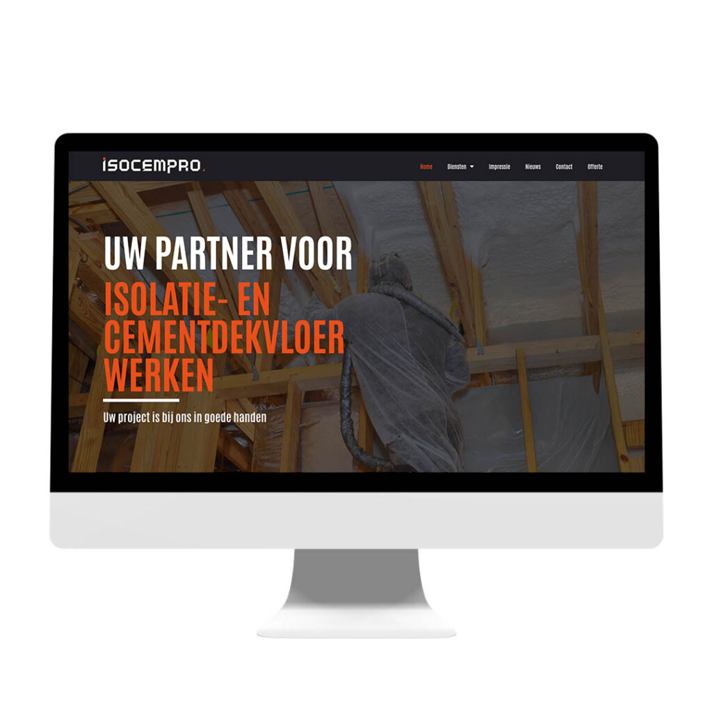 Nieuwe website voor Isocempro