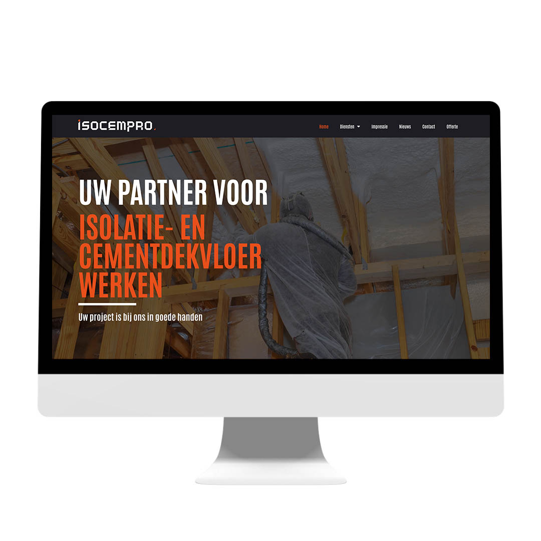 Nieuwe website voor Isocempro