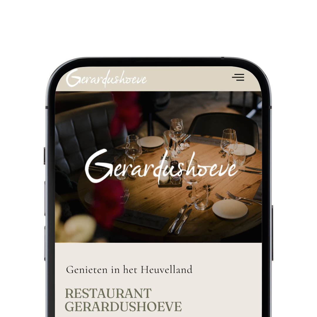 Nieuwe website voor Gerardushoeve