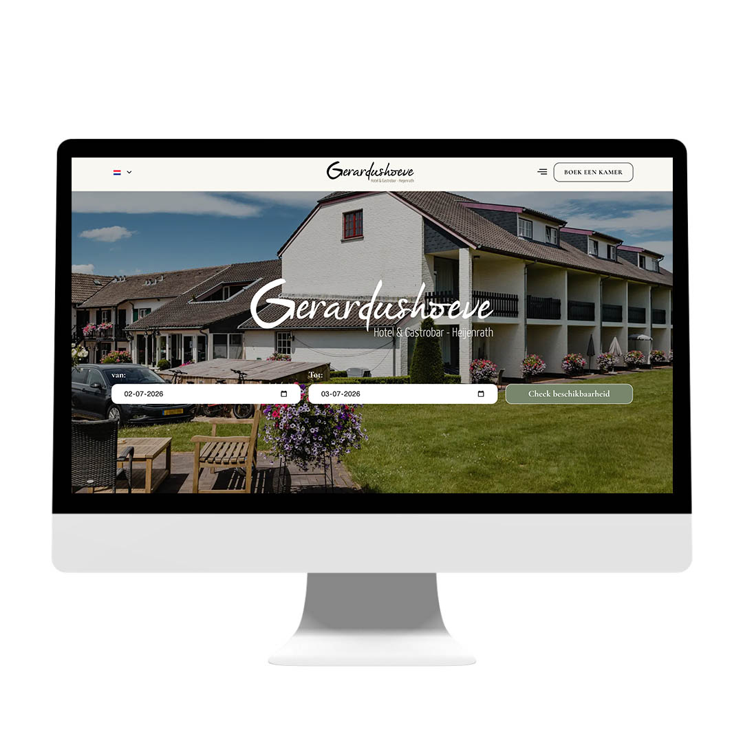Nieuwe website voor Hotel Gerardushoeve