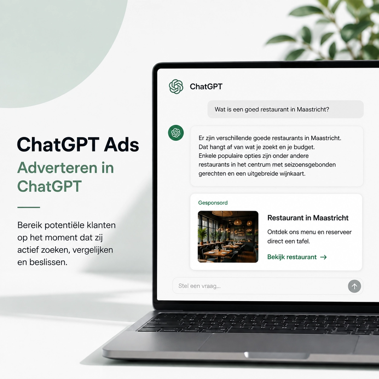 ChatGPT Ads | 043WEB | Webdesign Maastricht